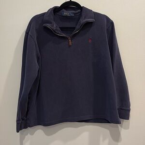 Polo Ralph Lauren - mens navy blue Quarter-Zip Pullover.  Size large